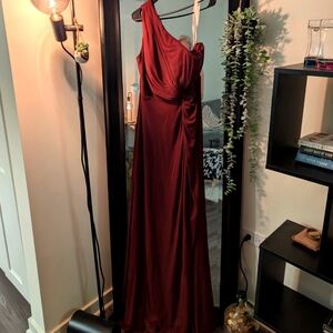 Azazie Rich Burgundy Dress